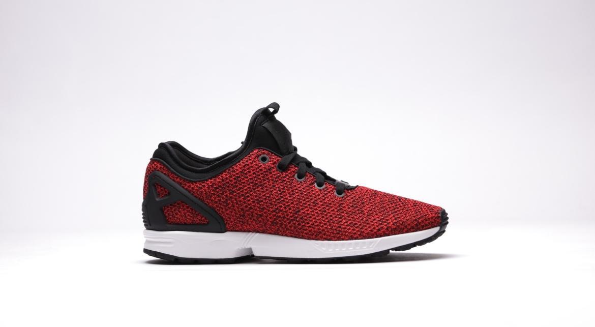 Adidas zx flux red black grey hotsell